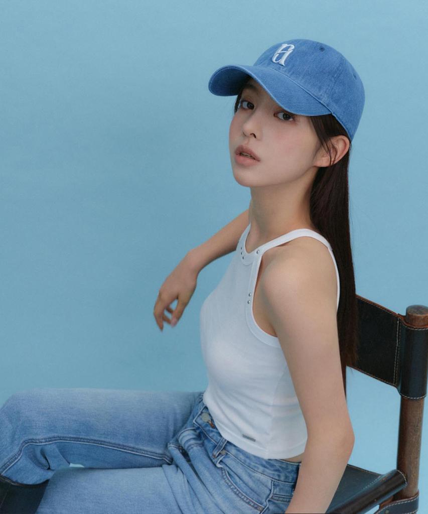 Luseoul Signature Denim Ball Cap Medium Blue