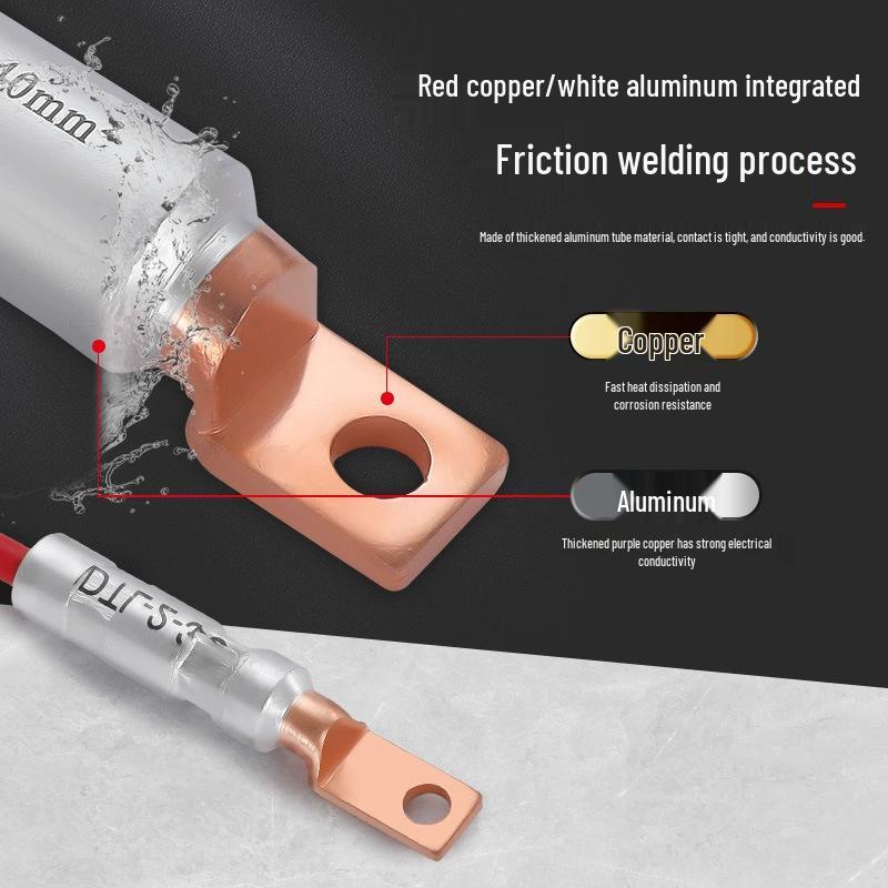 Copper-Aluminum Square Head Lug Terminal DTL-2, DTL-F-120 Aluminum Alloy Wire Lug