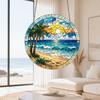 Acrylic Puzzle Suncatcher Decoration, Stained Glass Door Window Hanging Ornament, DIY Puzzle Crafts Pendant for Adults, Puzzle Enthusiasts