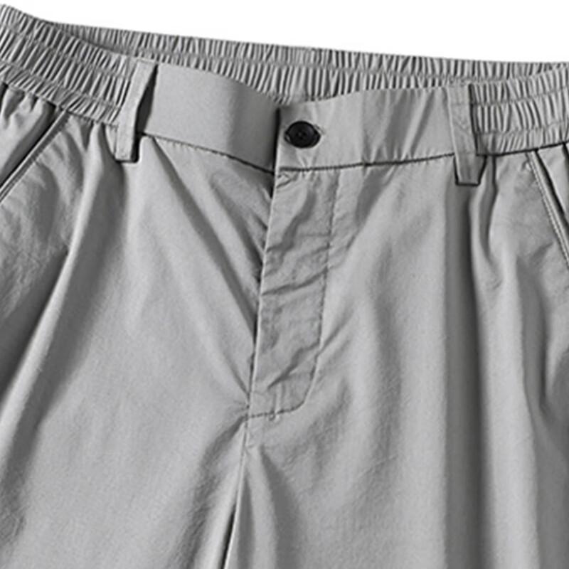 Playboy Men's Loose Straight Cropped Casual Pants