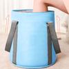 Foldable Foot Bath Bucket | Foot Washing Bag with Knee Cover | Portable Foot Bath Basin for Pedicures, Foot Spa, Travel, Outdoors, and Laundry