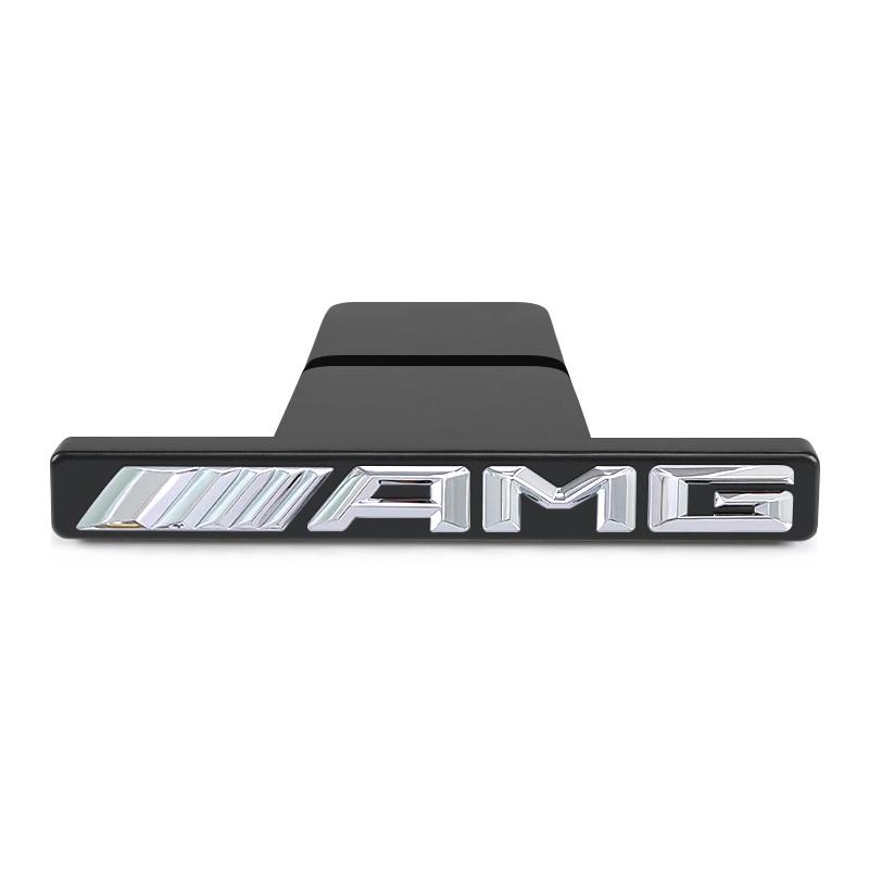 3D ABS Car Styling Sticker for Mercedes Benz AMG Badge Logo Front Grille Emblem Decoration Decals Auto Modification Accessories