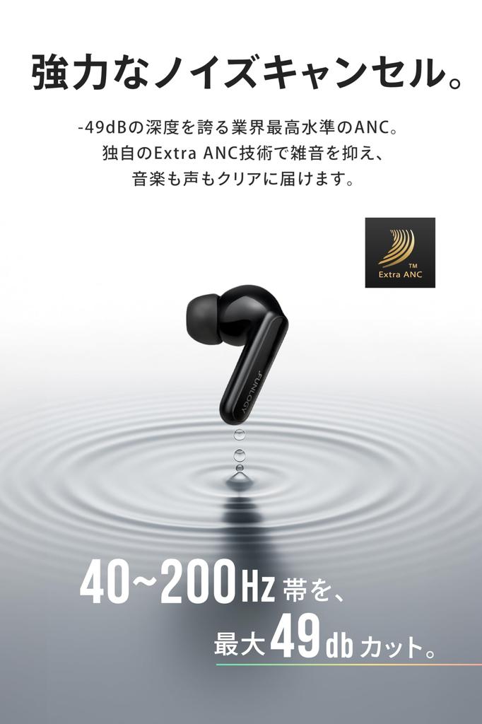 FUNLOGY Earbuds Wireless VGP2025 Summer Award Active Noise Wireless Up to 60 Hours of Playtime (Truely Earbuds), Winner, Cancelling, In-Ear