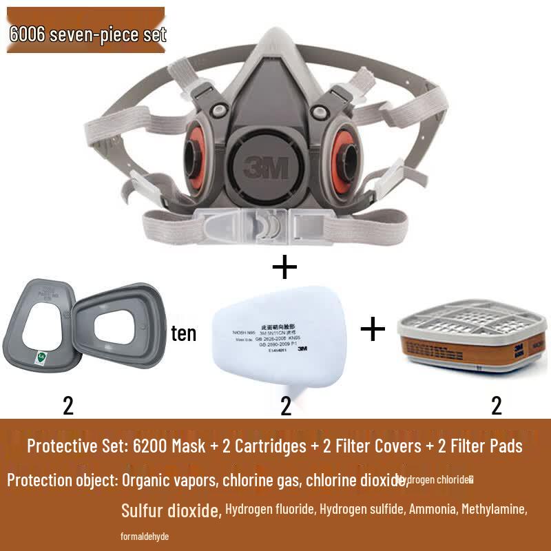 3M 6200 Half-Face Reusable Respirator