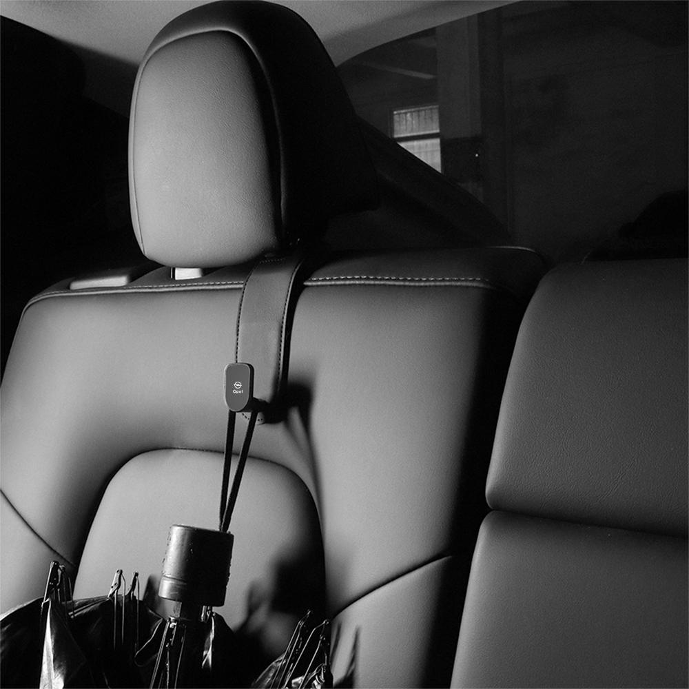 Car Rear Seat Back Hooks Headrest Hanger Clip Storage Car Interior Accessorie For Opel Astra Insignia Mokka Zafira Car Valve Cap