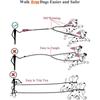 3-In-1 Canine Leash Detachable 360° Rotation Nylon Canine Training Harness For Outdoor Activities Walking And Traning For Medium Canines Decoration