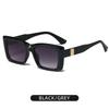 New Fashion Square Sunglasses Trendy Light Luxury Sunglasses For Men's High-end Ultraviolet-proof Large Frame
