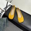 Casual versatile single shoes 2025 summer new niche shallow single shoes women's shoes one-pedal shoes