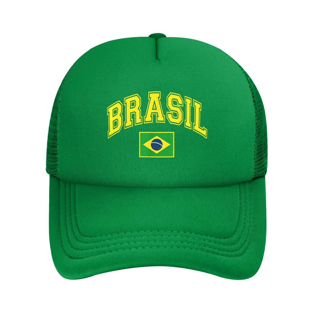 Brazil Brazilian Flag Casquette  Unisexs Womens Outdoor Hats  Adjustable Snapback Hat Casual Baseball Caps
