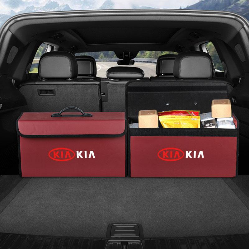 Boîte d'organisation de coffre de voiture Grande capacité Sac de rangement multi-usages pour outils Pour KIA K5 K9 Sorento Ceed RIO Sportage EV9 Stinger Niro Soul