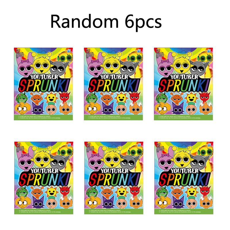 

Игровые фигурки Sprunki в слепой коробке, ПВХ, игрушки, Sprunki, невероятные экшн-фигурки, коллекционная модель, кукла, игрушка для ребенка, на день рождения, Рождество