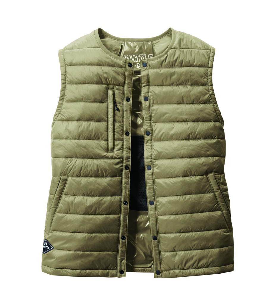 BURTLE Down Vest Light Camel for 3254 26 L (Unisex) Autumn/Winter