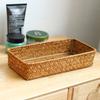 Creative Storage Basket Large Capacity Desktop Clutter Box Seaweed Woven Basket  Food