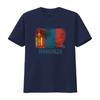 Mongolia Flag T Shirt Asian Country Souvenir Patriotic Design for Proud Mongolians Vintage Washed Unisex Stylish
