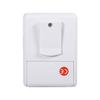 Motion Sensor Wireless Alert Secure System Doorbell Alarm for Home Driveway  Garage White