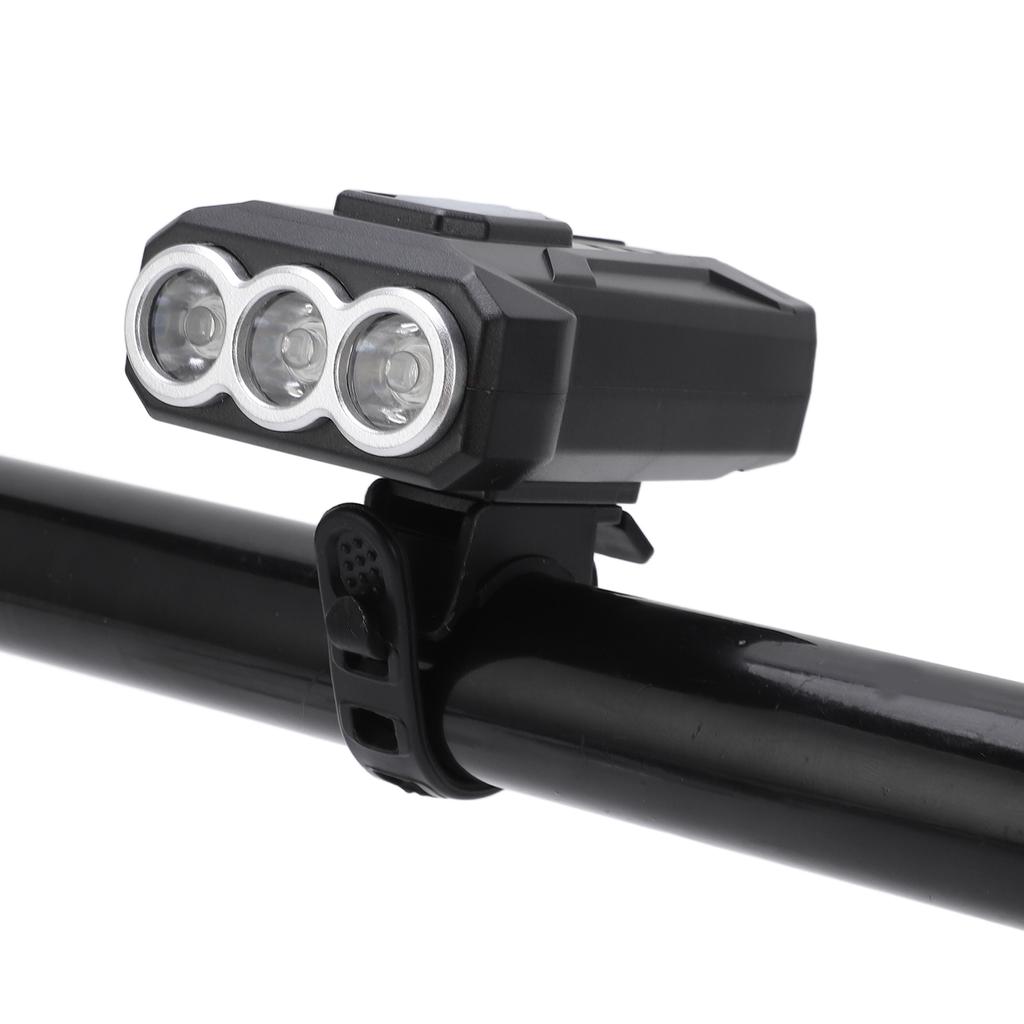 USB Rechargeable Bike Headlight with 4 Modes Wick Bicycle Front Light Waterproof Bike Lights