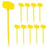 10Pcs Gardening Labels Modern Plant Markers for Outdoor Garden Nursery Reusable Waterproof Plant Id Stakes with Easy Soil