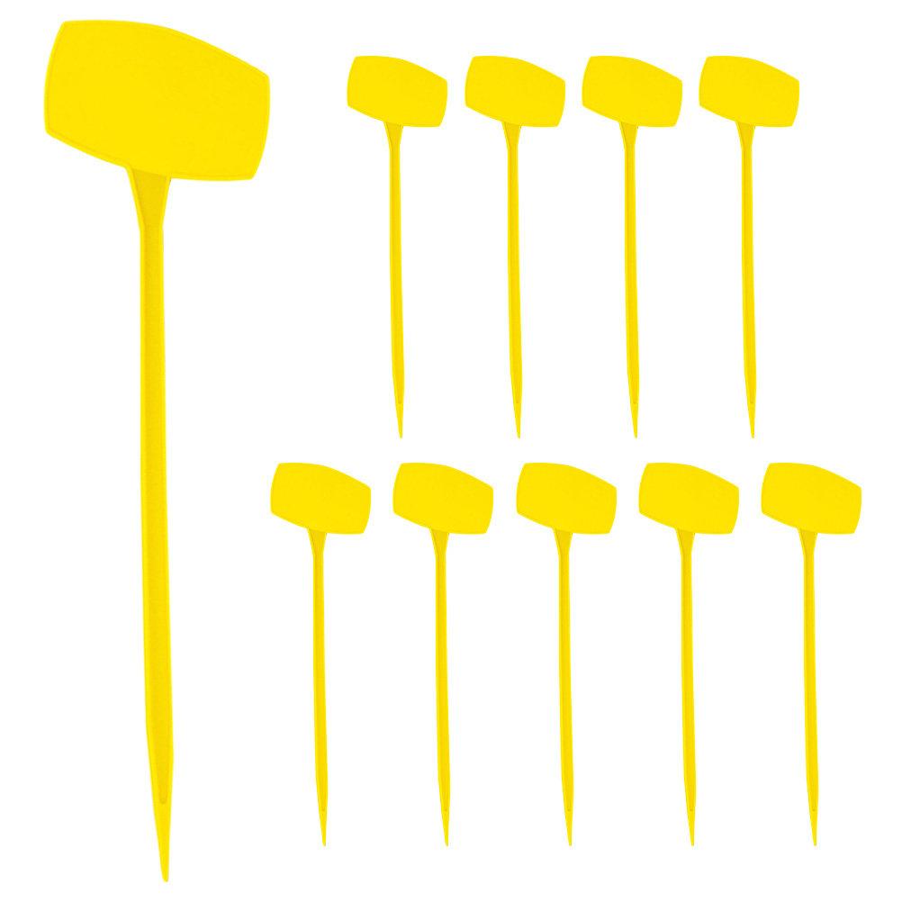 10Pcs Gardening Labels Modern Plant Markers for Outdoor Garden Nursery Reusable Waterproof Plant Id Stakes with Easy Soil