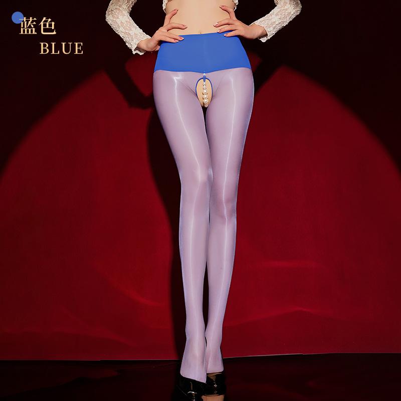 Aurora Strümpfe Seidenstrümpfe Anti-Kratzer Langlebig Aurora Strümpfe Nahtlose Strumpfhosen Glänzend Offener Schritt Nachtclub Strümpfe