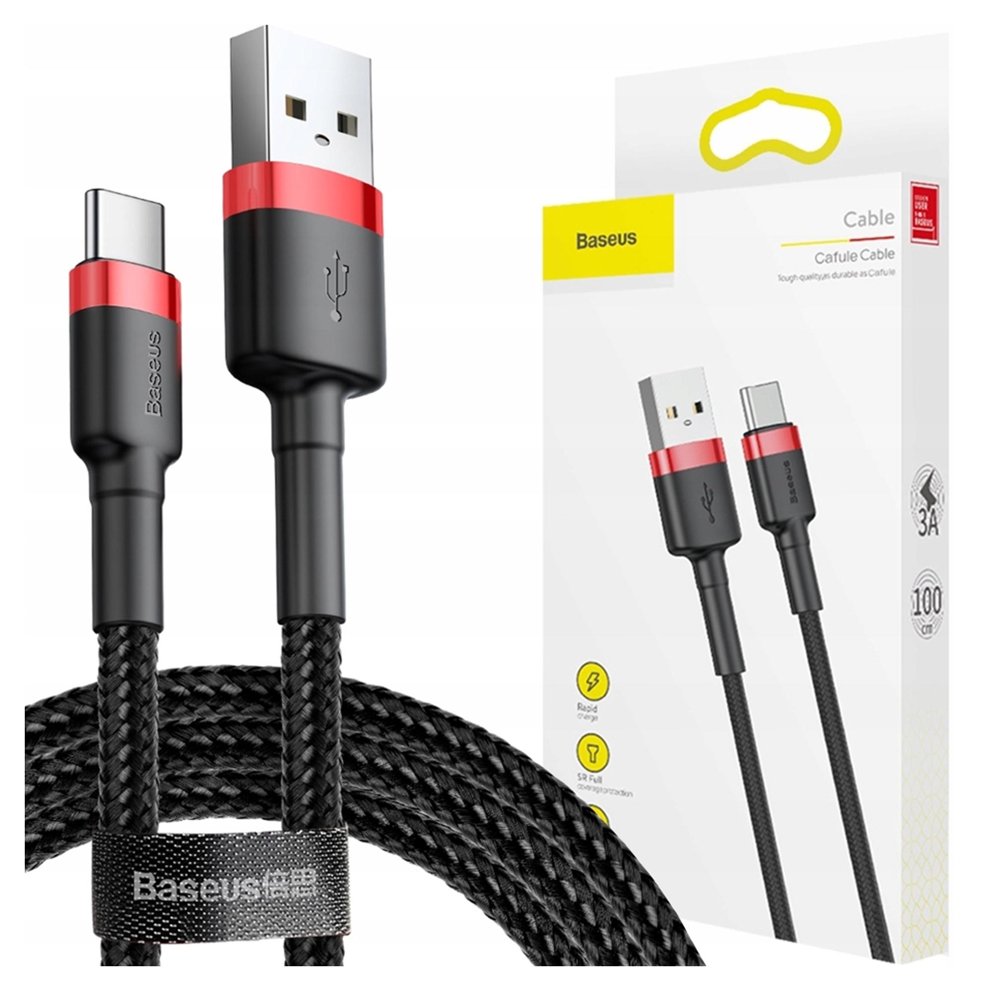 Tresice France Schwarz Robustes, Flexibles Usb-C-Kabel (Qc3.0, 2 A, 2 M, /Rot) - Bild 10