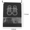 2 Pcs Waterproof Travel Drawstring Shoe Bags, Clear Panel & Sneaker Graphic, Shoe Bags for Packing, Storage, Travel Essentials