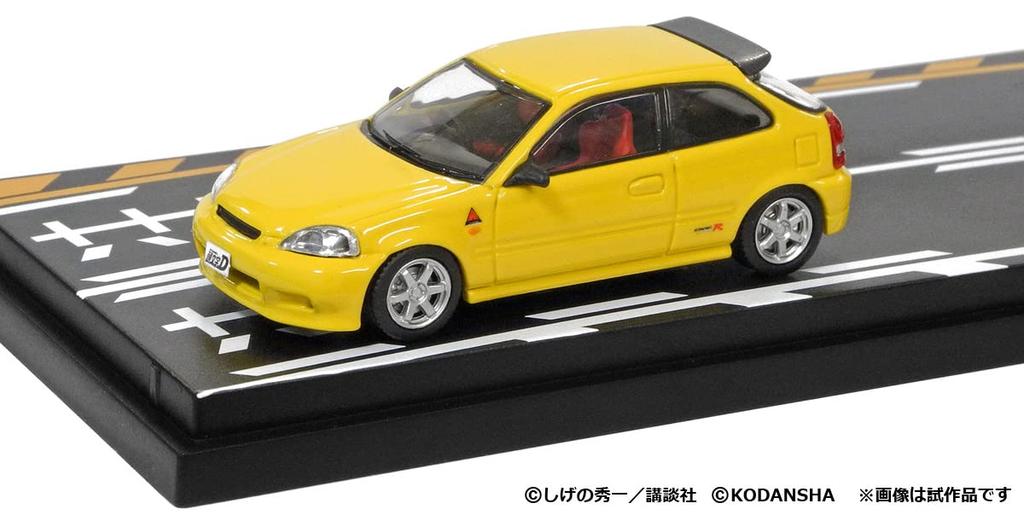 MODELER'S 164 Initial D Set Vol.9 Daiki Ninomiya Civic (EK9) & Smiley Sakai Integra (DC2) Finished Product MD64209
