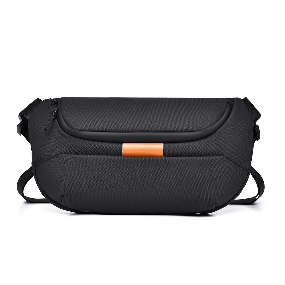 

New Men s Crossbody Bag Street Trend Breast Bag Summer Daily Wear Men s Shoulder Bag чёрный