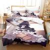 3D Anime The Ryuo's Work Is Never Done! Printed Bed Set Duvet Cover Pillowcase Bedding Set Bed Linen Sheet Quilt Cover Full Size