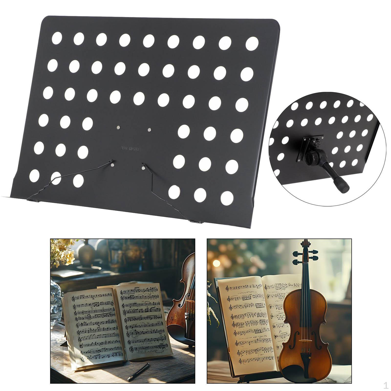 

Настольная подставка для нот, подставка для чтения книг, многофункциональная, портативная, компактная металлическая для кулинарной книги