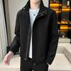 Men's 2024 Spring/Autumn Lapel Loose Fashionable Trendy Plus Size Casual Jacket