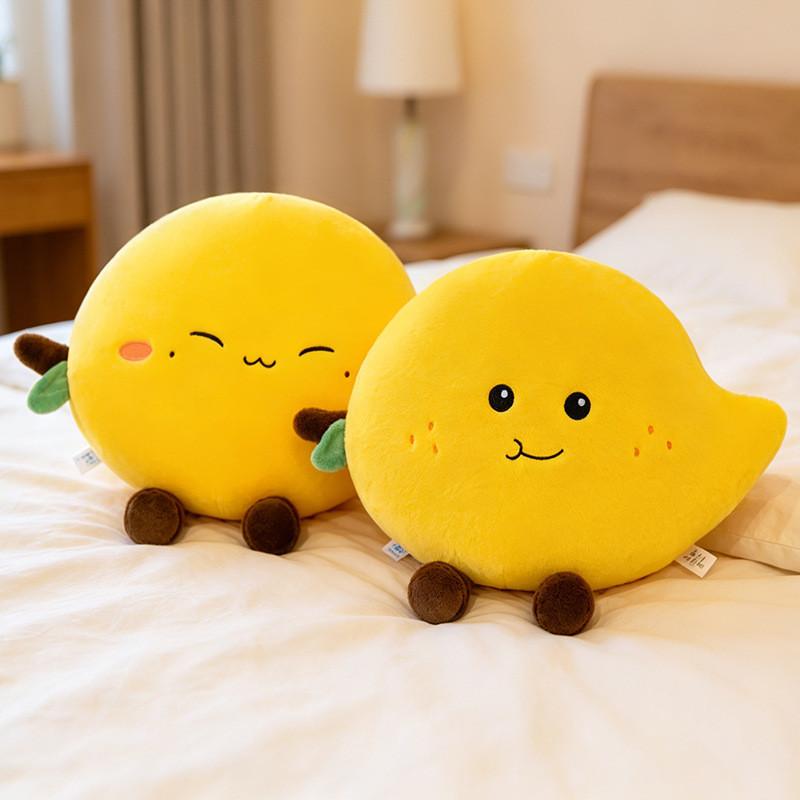 Mango Plush Toy Stress Relief Doll With Pp Cotton Filling For Kids And Teens