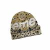 [USED] Supreme Bandana Big Logo Beanie Tan