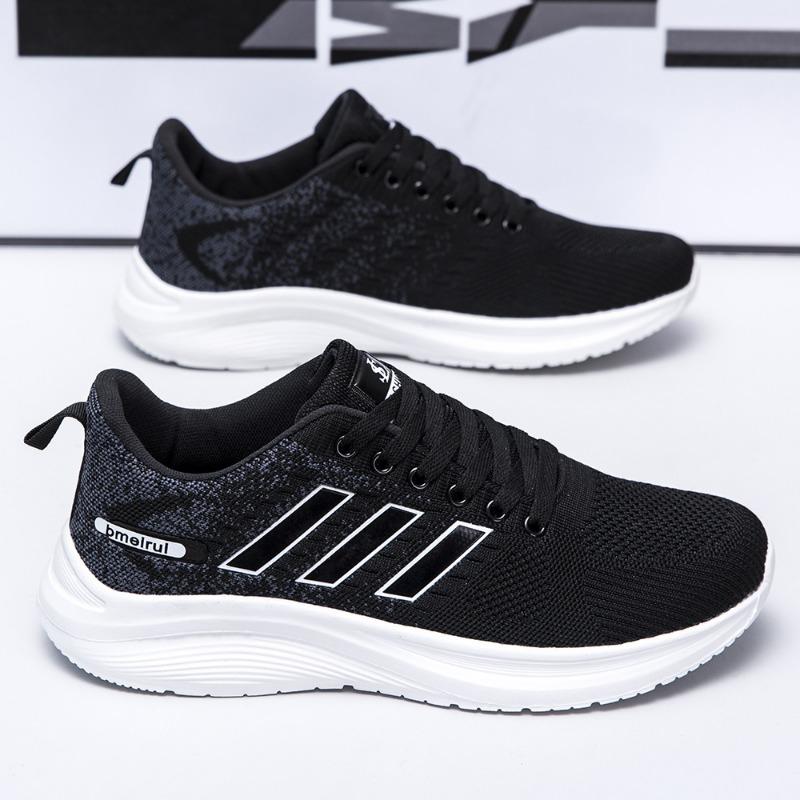 

New men s and women s casual shoes fly-woven mesh breathable cold sticky shoes sports low-top walking shoes 36