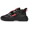 Bastard Cushioning Slip Resistant Low Top Skateboard Shoes Men's Black Red 112038081-1