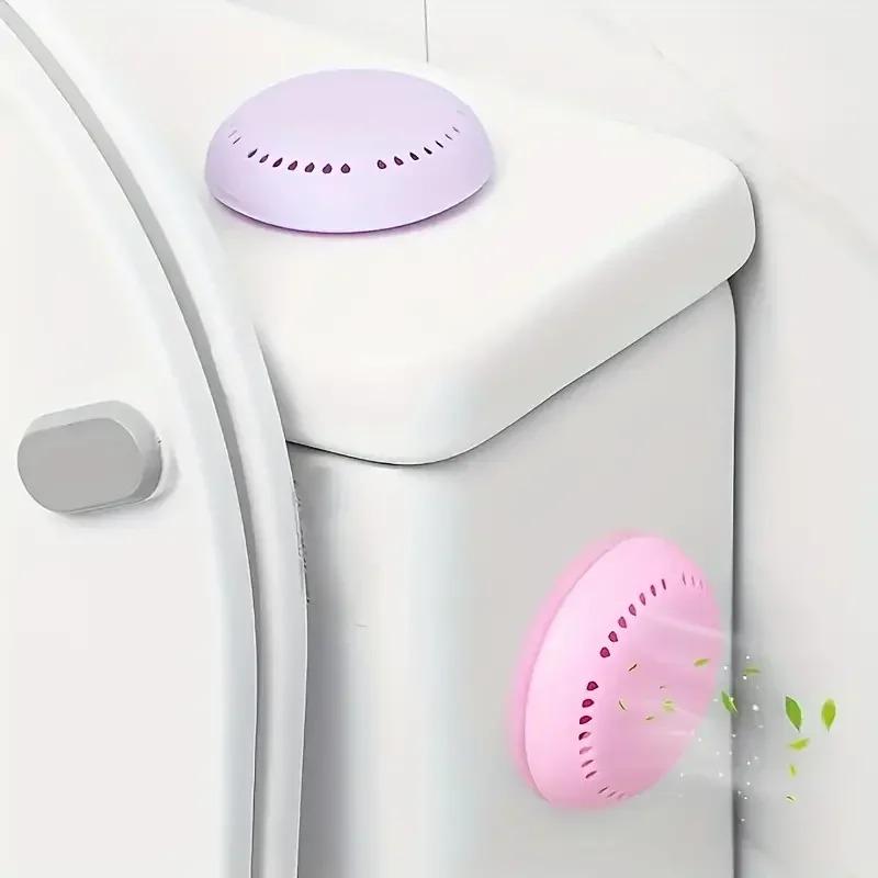 12 SETs Car Air Fresheners Toilet Aromatherapy Long Lasting Deodorization Round Solid Air Freshener Car Interior Accessories
