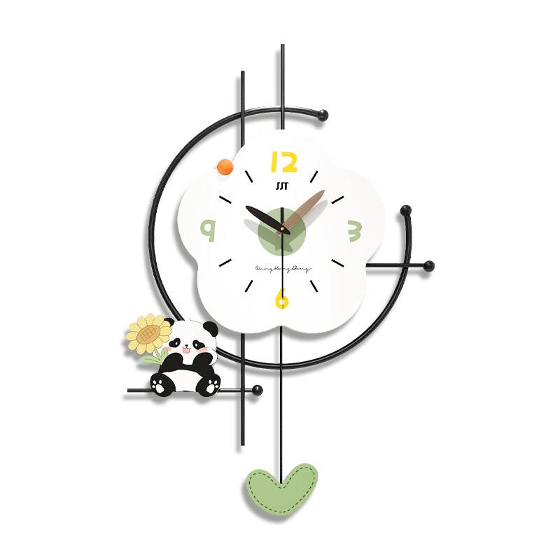 Креативные настенные часы с пандой