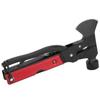 15In1 Axe Hammer MultiFunctional Camping Survival Screwdrivers Pliers Bottle Opener(Red )