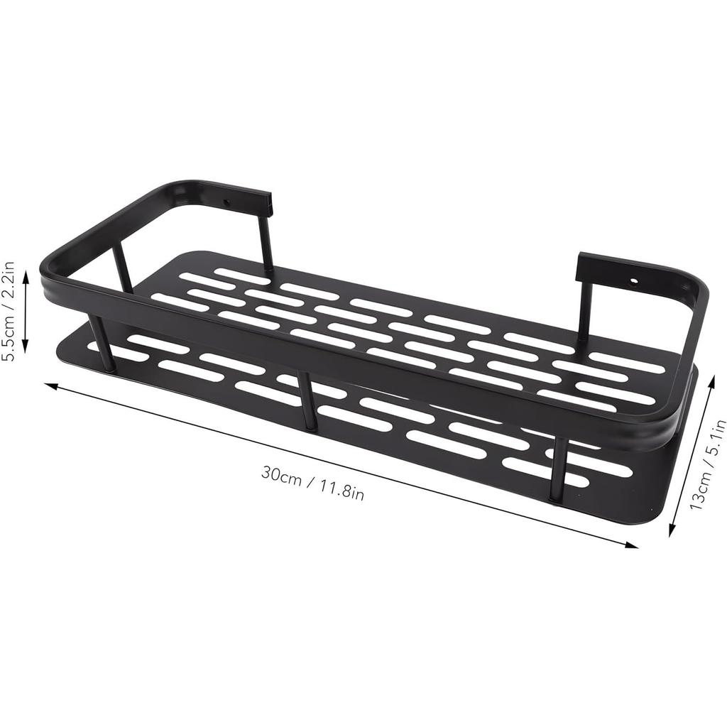 1 Pcs Aluminium Heavy Duty Self Adhesive Bathroom Shelf, Modern Style, Wall Mounted, Single Shelf,
