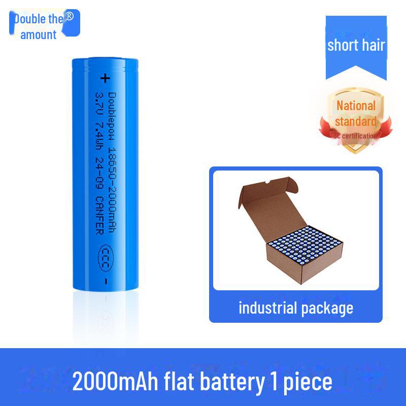 

3,7 В 18650 плоский наконечник литиевая аккумуляторная батарея для небольших вентиляторных электроинструментов, сертифицирована 3C, большая емкость