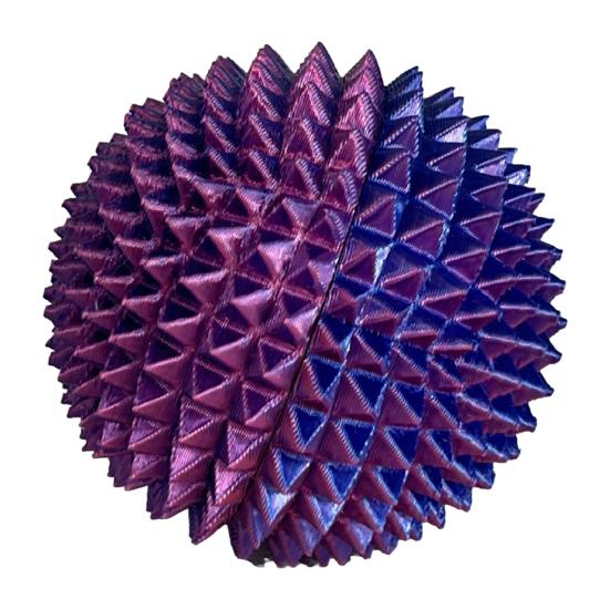 3D Printed Spiky Massage Ball Stress Relief Spiked Massager Roller Plantar Fasciitis Physical Therapy Hand Relief Tools