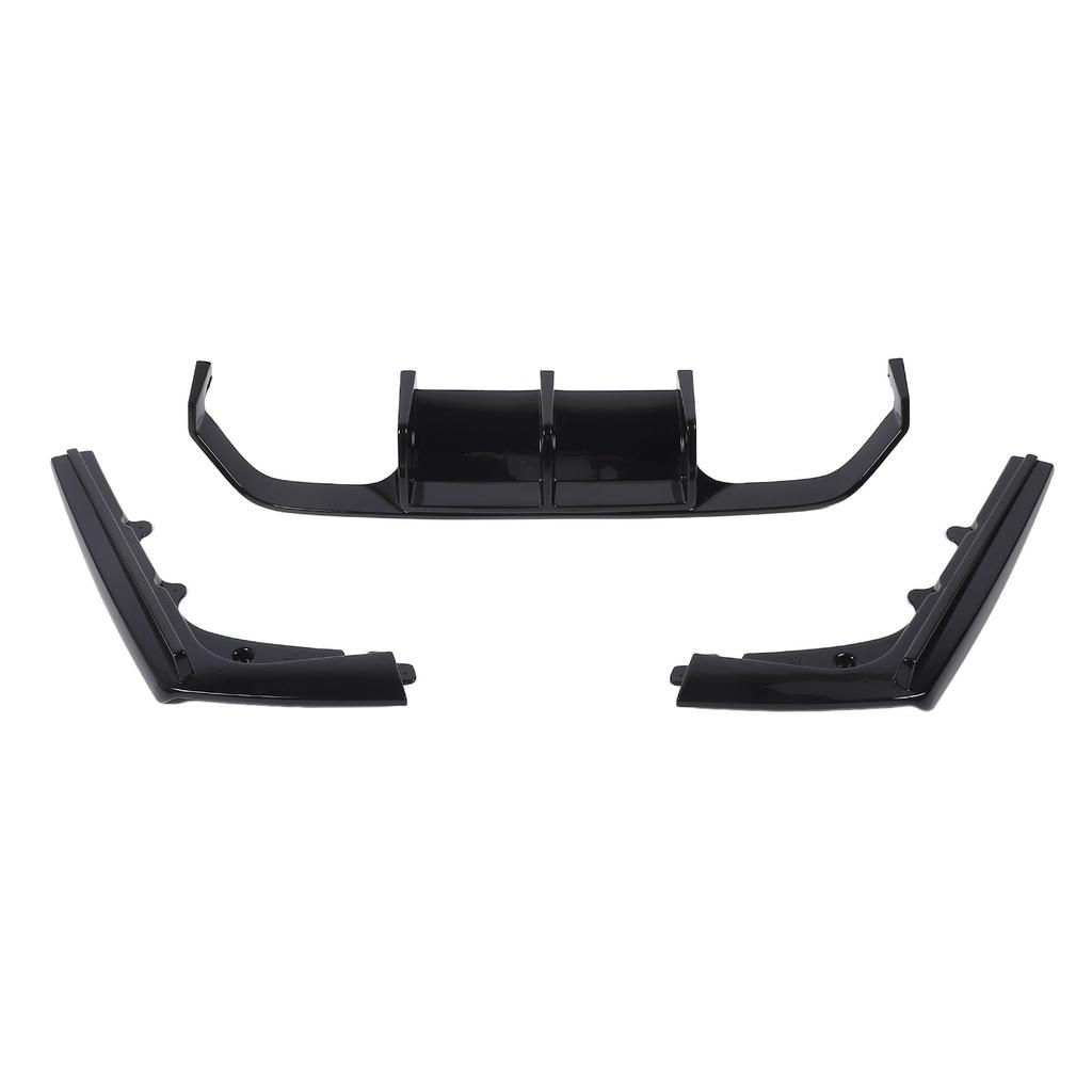 Heckstoßstangenlippe Diffusor Glänzend Schwarz Sportliche Optik Hecklippe Karosseriekit Diffusor Spoiler für F80 M3 F82 M4 F83