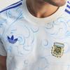 adidas T-shirt Argentina Originals Stampa Integrale Bianco Sporco Top da Uomo KF0323