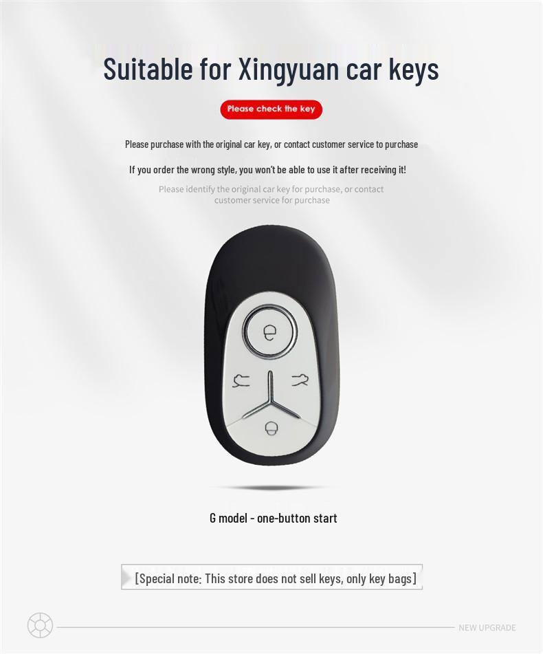 Geely Xingyuan Autoschlüsselhülle - Dream Youth 2025 Edition mit Mädchen-Schnalle.