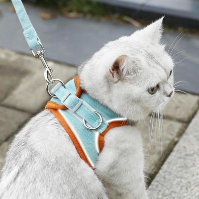 Reflective Breathable Pet Harness & Leash for Small Dogs and Cats
