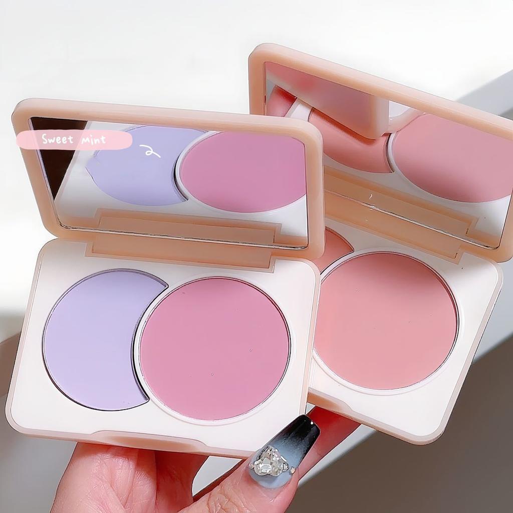 Blush Palette Matte Natural Cheek Contour Peach Pink Red Nude Makeup Purple Expansion Contraction Blush Mineral Powder