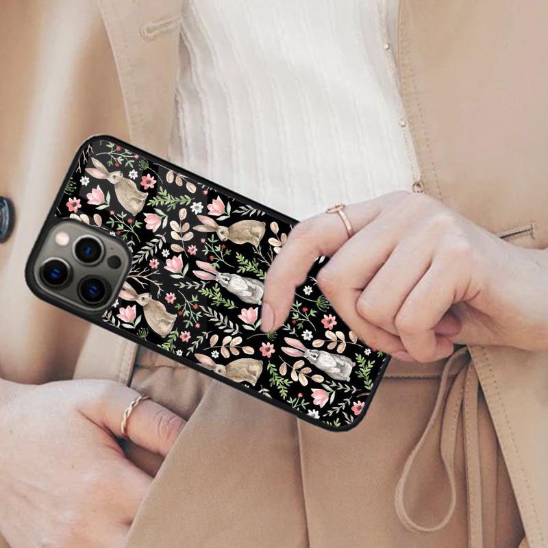 

Rabbit Bunny Pattern Magnetic Phone Case For APPLE iPhone 17 Air 16 14 13 12 Pro Max 15 Plus Wireless Charge With MagSafe Cover iPhone 14