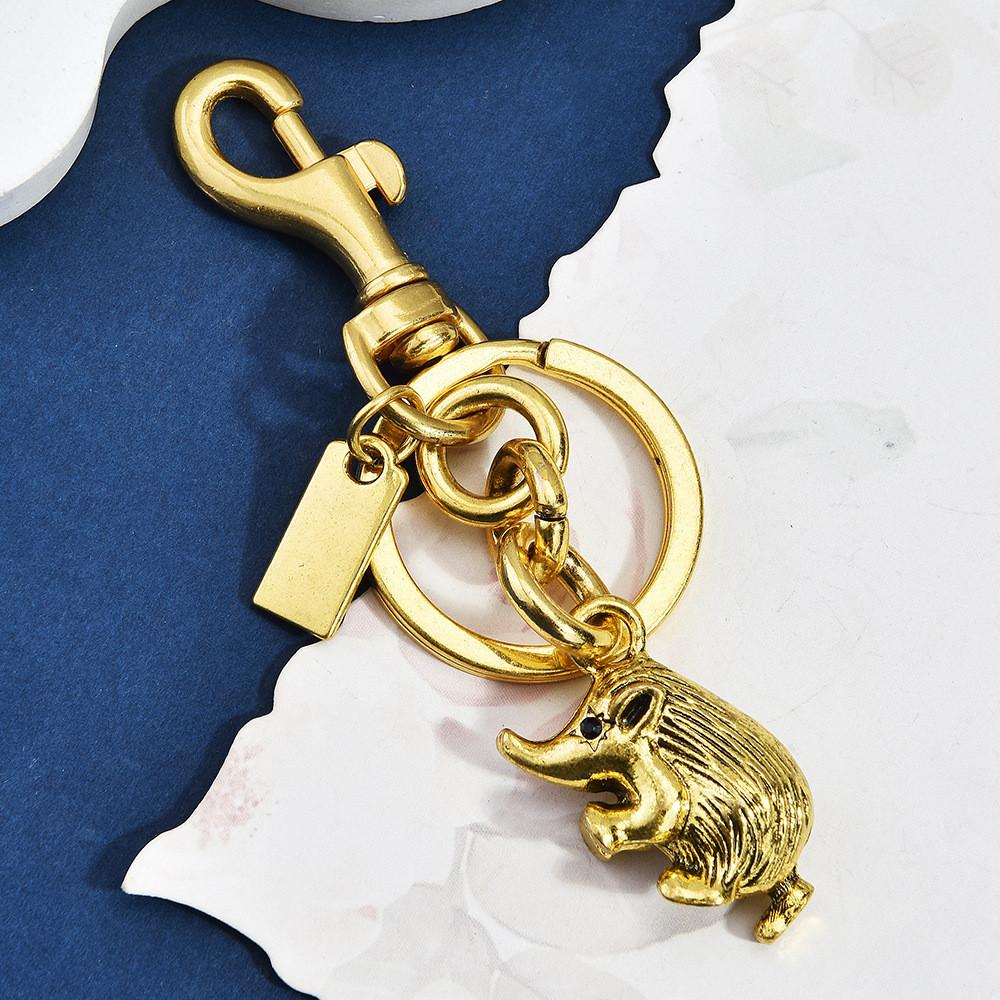 Animal Keychain Pendant With Electroplated Alloy For Cute Bag Decor