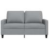 Vidaxl Sofa 2-Osobowa, Jasnoszara, 120 Cm, Tapicerowana Tkaniną