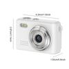 Digital Camera Keychain Camera 1080P HD Video 12MP Photo Portable LED Display 6 Filters Support for Travel Study