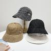 Autumn and Winter Women's Fisherman Hat Wide Brimmed Sunshade Hat Casual Sunshade Hat